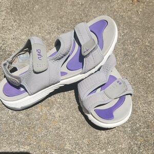 Ryka Sports Gray and Purple Women's Sandals And Water Shoe 8 wide